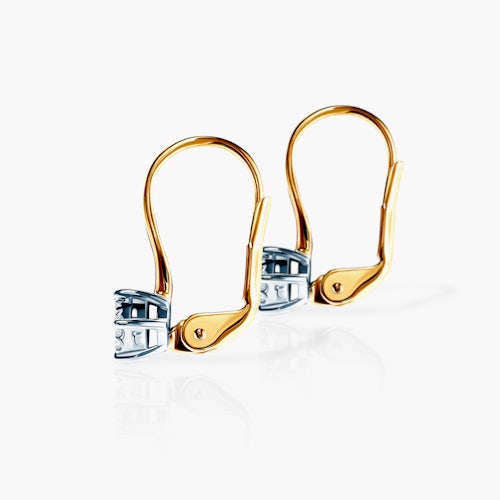 Kolczyki Savicki: złote, diamenty